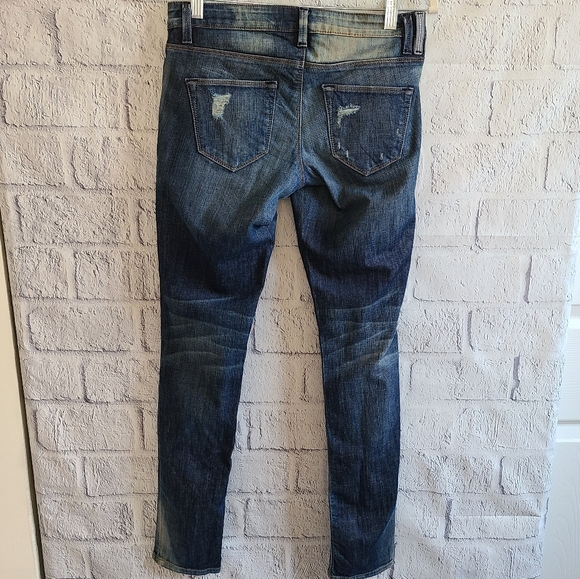 Free People Artisan De Luxe Patch Skinny Jeans 24 - Picture 2 of 10